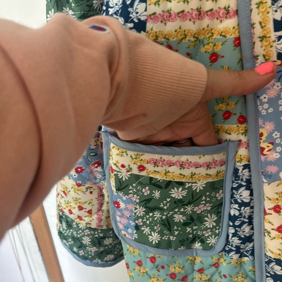 Colorful Floral Patchwork Blazer - Picture 9 of 11